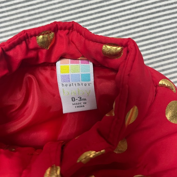 Healthtex Baby Puffer Polka Dot Vest 0-3 months - Picture 3 of 3